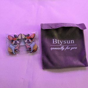 French Bulldog Earrings
